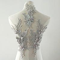 Algopix Similar Product 16 - Beaded Flower Sequence lace Applique