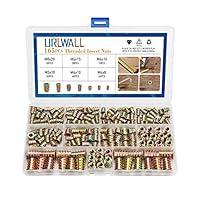 Algopix Similar Product 14 - URLWALL 165PCS Threaded Inserts Nuts