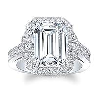 Algopix Similar Product 9 - Womens 14 karat white gold engagement