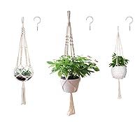 Algopix Similar Product 4 - AOMGD 3 Pack Macrame Plant Hanger with
