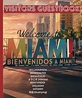 Algopix Similar Product 12 - Guestbook Welcome to Miami Bienvenido