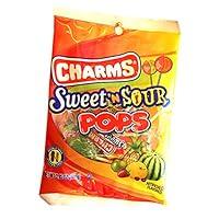 Algopix Similar Product 9 - Charms Sweet N Sour Pops Lollipops