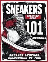 Algopix Similar Product 2 - 101 Sneakers Coloring Book for Adults