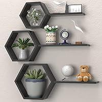 Algopix Similar Product 12 - Ecowillon Hexagonal Floating Shelves