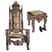 Algopix Similar Product 10 - Design Toscano The Lord Raffles Throne