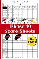 Algopix Similar Product 7 - Phase 10 Score Sheets Scorebook for