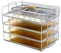 Algopix Similar Product 18 - Blu Monaco Desk Organizers  4Tier