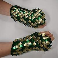 Algopix Similar Product 7 - Scalemail Gauntlets in knitted