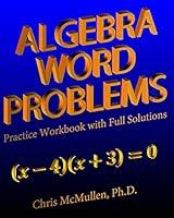 Algopix Similar Product 13 - Algebra Word Problems Practice Workbook