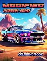 Algopix Similar Product 5 - Modified Muscle Cars Coloring Book