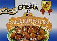 Algopix Similar Product 13 - Geisha Smoked Oysters 375 oz Pack of