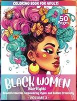 Algopix Similar Product 4 - Black Women Hairstyles Coloring Book