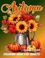 Algopix Similar Product 13 - Autumn Coloring Book For Adults 50