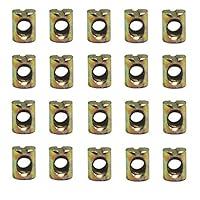 Algopix Similar Product 1 - DDlife 50Pcs M6 Barrel Nuts Cross