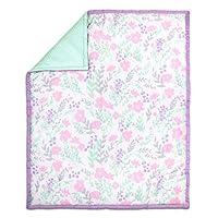 Algopix Similar Product 1 - Pink and Mint Green Floral and Dot