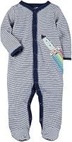 Algopix Similar Product 9 - Carters Baby Boys Striped Snap up