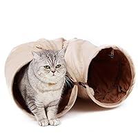 Algopix Similar Product 13 - PAWZ Road Cat Tunnel Suede Material
