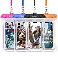 Algopix Similar Product 11 - Fcolor Waterproof Phone Pouch  4 Pack