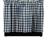 Algopix Similar Product 9 - IHF New 24 Tier Curtain Picnic Blue