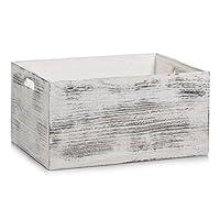 Algopix Similar Product 2 - Zeller 15135 Storage Box Rustic White