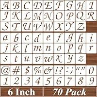 Algopix Similar Product 6 - 6 Inch Alphabet Letter Stencils  70