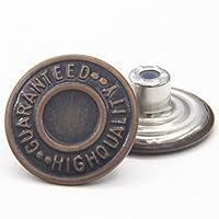 Algopix Similar Product 18 - 20mm Replacement Jean Buttons 12 Sets
