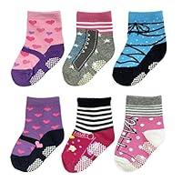 Algopix Similar Product 6 - Bowbear Baby Girls 6 Pair Sneakers and