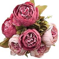 Algopix Similar Product 14 - Luyue Vintage Artificial Peony Flowers