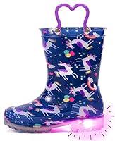 Algopix Similar Product 11 - Outee Toddler Girls Rain Boots Kids