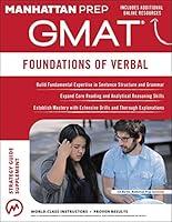Algopix Similar Product 4 - GMAT Foundations of Verbal Manhattan