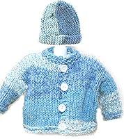 Algopix Similar Product 5 - KSS Light blue Heavy SweaterJacket 