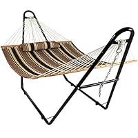 Algopix Similar Product 20 - Sunnydaze Double Quilted Fabric Hammock