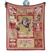 Algopix Similar Product 20 - Znutrce San Francisco Football Blanket