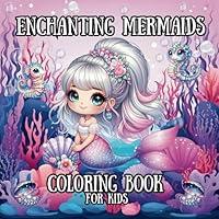 Algopix Similar Product 5 - Enchanting Mermaids Coloring Book For