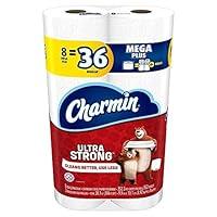 Algopix Similar Product 3 - Charmin Toilet Paper Ultra Strong 8