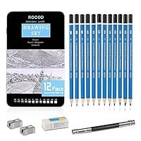 Algopix Similar Product 19 - ROCOD Profession Sketch Pencils 6B to