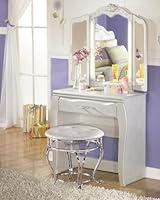 Algopix Similar Product 19 - Julia Silver and Pearl Girls Vanity