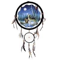 Algopix Similar Product 2 - OBI Wolf Dream Catchers (Howling Wolf)