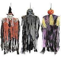 Algopix Similar Product 14 - JOYIN 3 Pack 35 Hanging Ghost