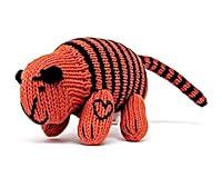 Algopix Similar Product 14 - Estella Hand Knit Organic Tiger Rattle