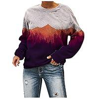 Algopix Similar Product 10 - FEISI22 Landscape Sweatshirt for Women