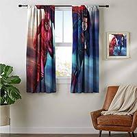 Algopix Similar Product 4 - Kitchen Curtains The Flash X Superman