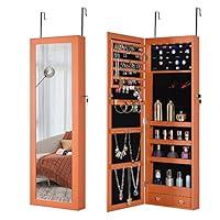 Algopix Similar Product 18 - lunhung 6 LEDs Jewelry Armoire Mirror