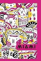 Algopix Similar Product 17 - Miami Doodle Style Notebook Vibrant