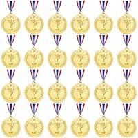 Algopix Similar Product 14 - Caydo 24 Pieces Gold Award Medals Metal