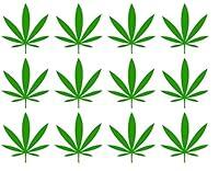 Algopix Similar Product 16 - 30 Cannabis Stickers Weed Envelope