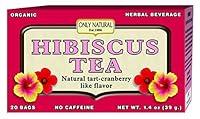 Algopix Similar Product 15 - Only Natural Organic Hibiscus Tea  20