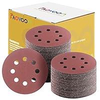 Algopix Similar Product 13 - Faoyoon Sanding Disc 5 Inch 8 Hole 100