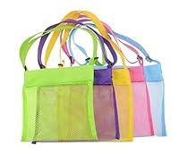 Algopix Similar Product 19 - Shenglong Mesh Beach BagsSeashell Mesh