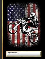 Algopix Similar Product 15 - Dirt Bike American Flag Motocross Biker